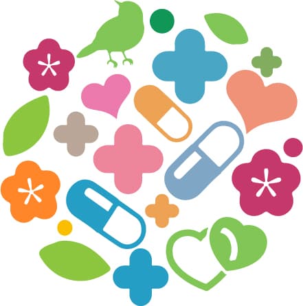 おうめ薬局のロゴ画像