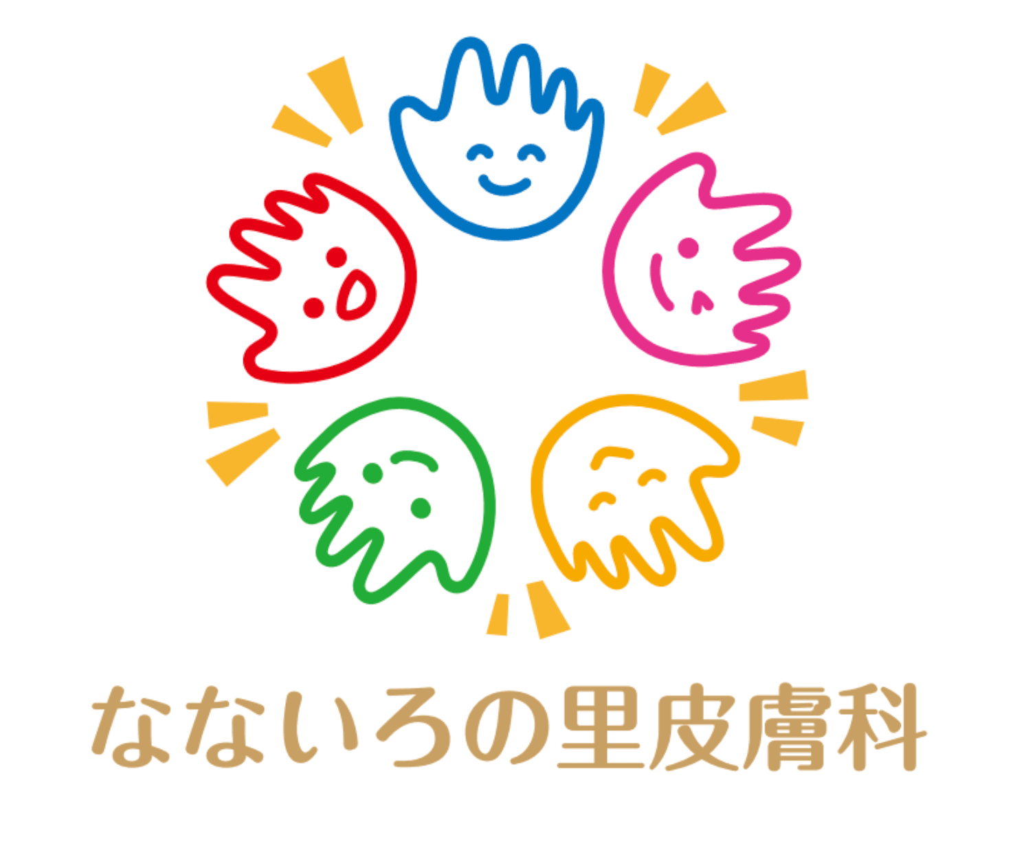 なないろの里皮膚科のロゴ画像